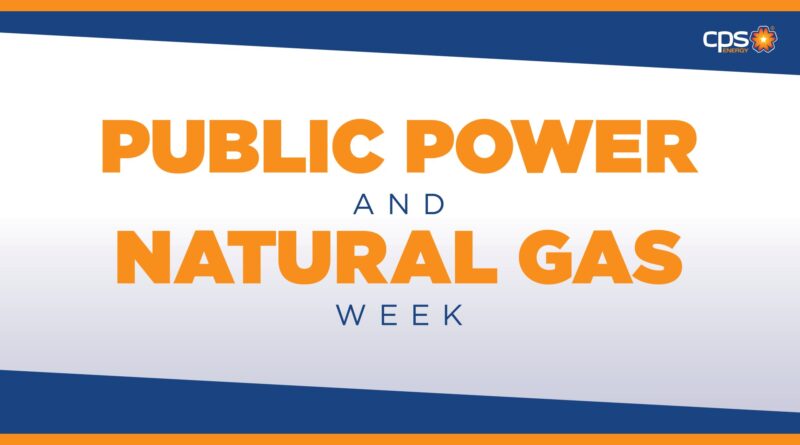 A photo of public power and natural gas graphics